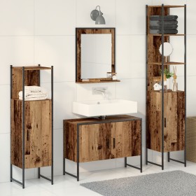 Set mit 4 Badezimmermöbeln Altholz Holzwerkstoff von , Badezimmermöbel - Ref: Foro24-3334402, Preis: 233,80 €, Rabatt: %