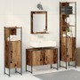 Conjunto de 4 Piezas de Muebles de Baño Madera Vieja Madera Engineered de , Muebles de baño - Ref: Foro24-3334402, Precio: 23...