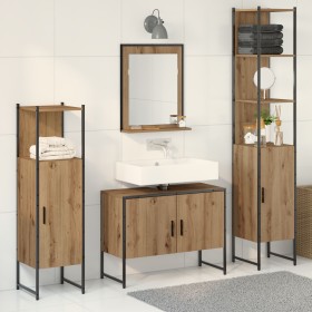 4-teiliges Badmöbel-Set Artisan Eiche aus Holz von , Badezimmermöbel - Ref: Foro24-3334403, Preis: 244,65 €, Rabatt: %