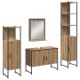 4-teiliges Badmöbel-Set Artisan Eiche aus Holz von , Badezimmermöbel - Ref: Foro24-3334403, Preis: 244,65 €, Rabatt: %