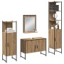 4-teiliges Badmöbel-Set Artisan Eiche aus Holz von , Badezimmermöbel - Ref: Foro24-3334403, Preis: 244,65 €, Rabatt: %