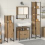 4-teiliges Badmöbel-Set aus Eichenholz von , Badezimmermöbel - Ref: Foro24-3334407, Preis: 230,94 €, Rabatt: %