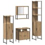 4-teiliges Badmöbel-Set aus Eichenholz von , Badezimmermöbel - Ref: Foro24-3334407, Preis: 230,94 €, Rabatt: %