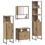 4-teiliges Badmöbel-Set aus Eichenholz von , Badezimmermöbel - Ref: Foro24-3334407, Preis: 230,94 €, Rabatt: %