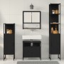 4-Piece Bathroom Furniture Set in Black Oak Wood by , Bathroom furniture - Ref: Foro24-3334408, Price: 234,95 €, Discount: %