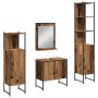 4-teiliges Badmöbel-Set aus gealtertem Holz von , Badezimmermöbel - Ref: Foro24-3334409, Preis: 219,53 €, Rabatt: %