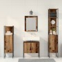4-teiliges Badmöbel-Set aus gealtertem Holz von , Badezimmermöbel - Ref: Foro24-3334409, Preis: 219,53 €, Rabatt: %