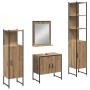 4-teiliges Badmöbel-Set Eiche handwerklich Holzwerkstoff von , Badezimmermöbel - Ref: Foro24-3334410, Preis: 232,62 €, Rabatt: %