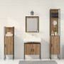 4-teiliges Badmöbel-Set Eiche handwerklich Holzwerkstoff von , Badezimmermöbel - Ref: Foro24-3334410, Preis: 232,62 €, Rabatt: %