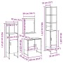 4-teiliges Badmöbel-Set Eiche handwerklich Holzwerkstoff von , Badezimmermöbel - Ref: Foro24-3334410, Preis: 232,62 €, Rabatt: %