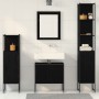 4-Piece Bathroom Furniture Set in Black Oak - Quality Wood by , Bathroom furniture - Ref: Foro24-3334411, Price: 223,70 €, Di...
