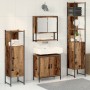 4-Piece Bathroom Furniture Set Old Engineered Wood by , Bathroom furniture - Ref: Foro24-3334412, Price: 240,41 €, Discount: %