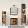 4-Piece Bathroom Furniture Set Old Engineered Wood by , Bathroom furniture - Ref: Foro24-3334412, Price: 240,41 €, Discount: %