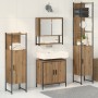 4-teiliges Badmöbel-Set aus Eichenholz von , Badezimmermöbel - Ref: Foro24-3334413, Preis: 244,75 €, Rabatt: %