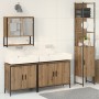 4-teiliges Badmöbel-Set aus Eichenholz von , Badezimmermöbel - Ref: Foro24-3334416, Preis: 254,38 €, Rabatt: %