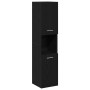 4-Piece Bathroom Furniture Set in Black Oak Engineered Wood by , Bathroom furniture - Ref: Foro24-3334418, Price: 457,07 €, D...
