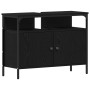 4-Piece Bathroom Furniture Set in Black Oak and Compact Wood by , Bathroom furniture - Ref: Foro24-3334421, Price: 237,34 €, ...