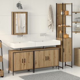 4-Piece Bathroom Furniture Set in Artisan Engineered Oak Wood by , Bathroom furniture - Ref: Foro24-3334424, Price: 246,33 €,...