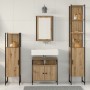 Conjunto de Muebles de Baño de 4 Piezas de de Madera Elaborada