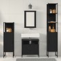 4-Piece Bathroom Furniture Set in Black Oak by , Bathroom furniture - Ref: Foro24-3334427, Price: 227,54 €, Discount: %