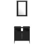 4-Piece Bathroom Furniture Set in Black Oak by , Bathroom furniture - Ref: Foro24-3334427, Price: 227,54 €, Discount: %