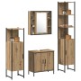 4-teiliges Badmöbel-Set aus handgefertigter Eiche in Hartholz von , Badezimmermöbel - Ref: Foro24-3334428, Preis: 254,38 €, R...