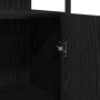 4-teiliges Badmöbel-Set aus schwarzem Eichenholz von , Badezimmermöbel - Ref: Foro24-3334429, Preis: 247,58 €, Rabatt: %
