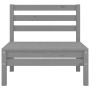 Garden furniture set 6 pieces solid gray pine wood by vidaXL, Garden sets - Ref: Foro24-3082544, Price: 321,18 €, Discount: %