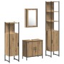 4-teiliges Badmöbel-Set aus handwerklichem Eichenholz von , Badezimmermöbel - Ref: Foro24-3334434, Preis: 237,56 €, Rabatt: -5%%