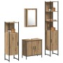 4-teiliges Badmöbel-Set aus handwerklichem Eichenholz von , Badezimmermöbel - Ref: Foro24-3334434, Preis: 237,56 €, Rabatt: -5%%