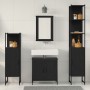 4-Piece Black Oak Bathroom Furniture Set Resistant Wood by , Bathroom furniture - Ref: Foro24-3334435, Price: 230,48 €, Disco...
