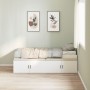White storage bed base 100x200 cm by , Beds and slatted bases - Ref: Foro24-3335181, Price: 200,39 €, Discount: %