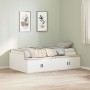 White storage bed base 100x200 cm by , Beds and slatted bases - Ref: Foro24-3335181, Price: 200,39 €, Discount: %
