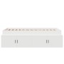 White storage bed base 100x200 cm by , Beds and slatted bases - Ref: Foro24-3335181, Price: 200,39 €, Discount: %