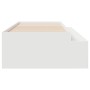 White storage bed base 100x200 cm by , Beds and slatted bases - Ref: Foro24-3335181, Price: 200,39 €, Discount: %