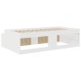 White storage bed base 100x200 cm by , Beds and slatted bases - Ref: Foro24-3335181, Price: 200,39 €, Discount: %