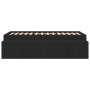 Black Oak Bed Frame 100x200 cm by , Beds and slatted bases - Ref: Foro24-3335182, Price: 206,26 €, Discount: %
