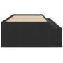 Bettgestell aus schwarzer Eiche 100x200 cm | Foro24.es | Tu tienda online para hogar, jardín y más Foro24.es