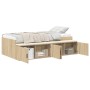 Sonoma Oak Storage Bed 100x200 cm by , Beds and slatted bases - Ref: Foro24-3335183, Price: 194,51 €, Discount: %