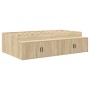 Sonoma Aufbewahrungsbett aus Eiche 100x200 cm von , Betten und Lattenroste - Ref: Foro24-3335183, Preis: 194,51 €, Rabatt: %