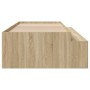 Sonoma Oak Storage Bed 100x200 cm by , Beds and slatted bases - Ref: Foro24-3335183, Price: 194,51 €, Discount: %
