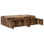 Smoked Oak Storage Bed 100x200 cm by , Beds and slatted bases - Ref: Foro24-3335185, Price: 194,51 €, Discount: %