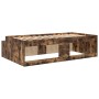 Smoked Oak Storage Bed 100x200 cm by , Beds and slatted bases - Ref: Foro24-3335185, Price: 194,51 €, Discount: %