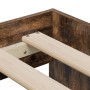 Aufbewahrungsbett aus geräucherter Eiche 100x200 cm | Foro24.es | Tu tienda online para hogar, jardín y más Foro24.es