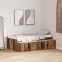Storage Bed Aged Wood 100x200 cm by , Beds and slatted bases - Ref: Foro24-3335187, Price: 194,51 €, Discount: %