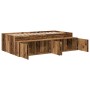Storage Bed Aged Wood 100x200 cm by , Beds and slatted bases - Ref: Foro24-3335187, Price: 194,51 €, Discount: %