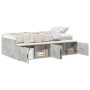 Lattenrost mit Stauraum Grauer Beton 90x200 cm | Foro24.es | Tu tienda online para hogar, jardín y más Foro24.es