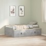 Lattenrost mit Stauraum Grauer Beton 90x200 cm | Foro24.es | Tu tienda online para hogar, jardín y más Foro24.es