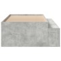 Lattenrost mit Stauraum Grauer Beton 90x200 cm | Foro24.es | Tu tienda online para hogar, jardín y más Foro24.es