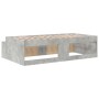 Bed Base with Storage Gray Concrete 90x200 cm by , Beds and slatted bases - Ref: Foro24-3335192, Price: 192,41 €, Discount: %